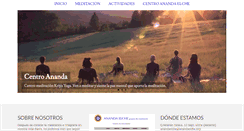 Desktop Screenshot of anandaelche.org